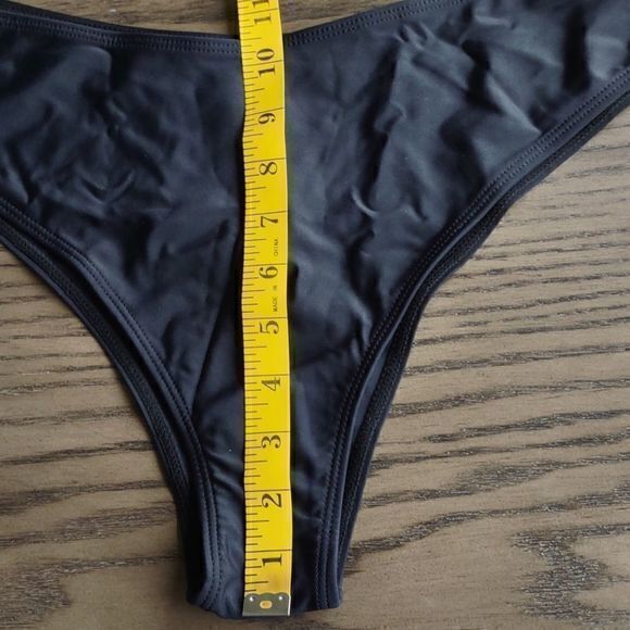 Black Bikini Padded with Adjustable Straps Shein Size L NEW - Picture 9 of 11